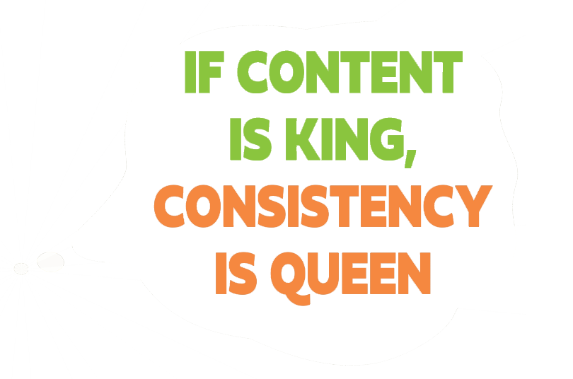 consistency is queen blank