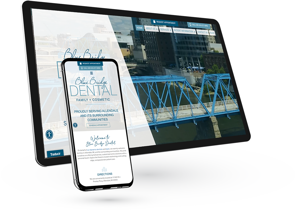 Blue Bridge mobile and desktop