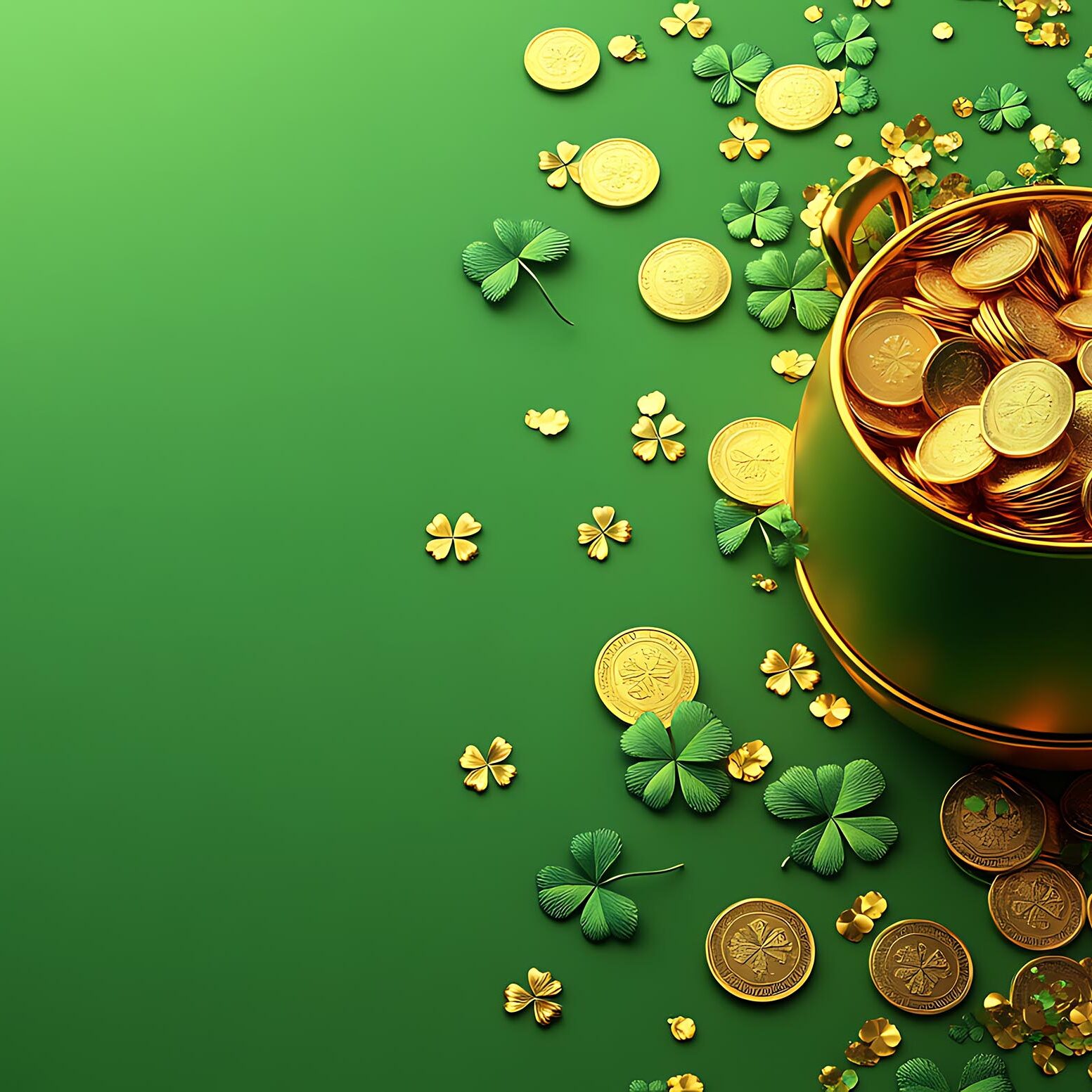 A Pot of Gold, Lucky Charms, and St. Patrick's Day Fortune, A vi